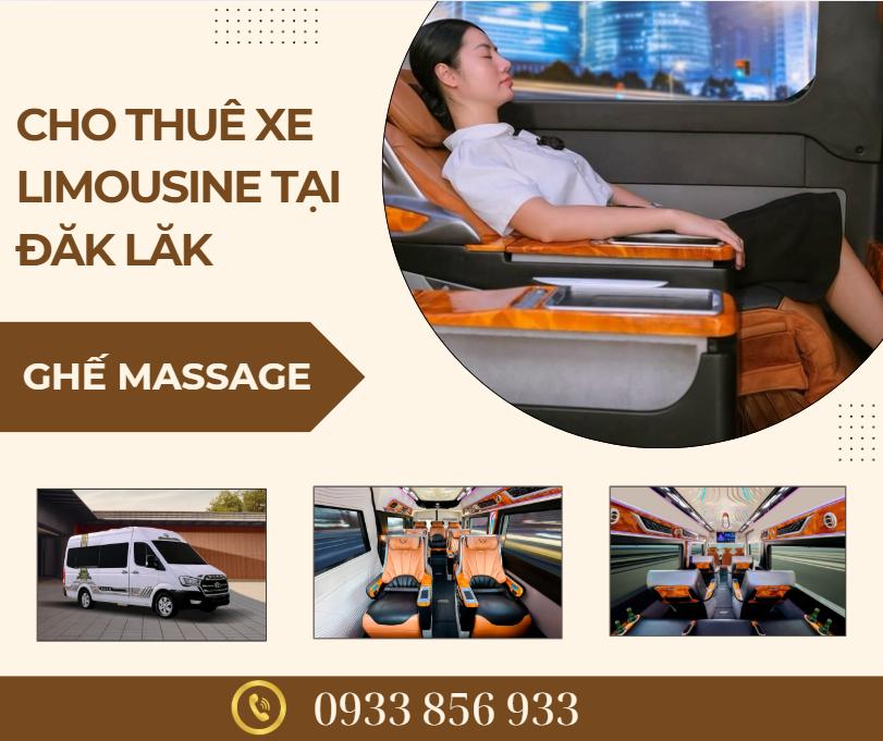 Cho thuê xe limousine tại Đăk Lăk ghế Vip, giá tốt