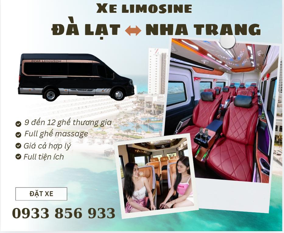 Nhà xe Khanh Phong Limousine tuyến Đà Lạt đi Nha Trang