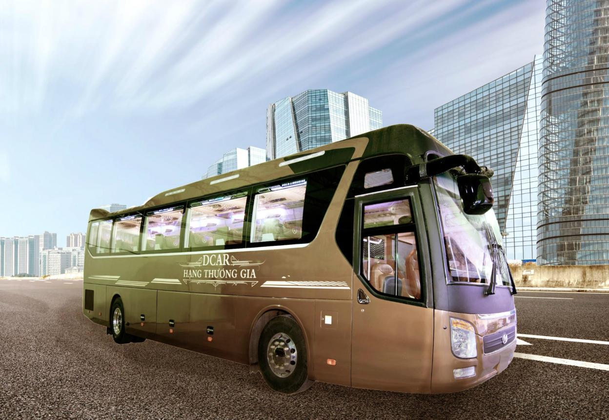 Ngoại thất xe limousine 16 chỗ DCar 