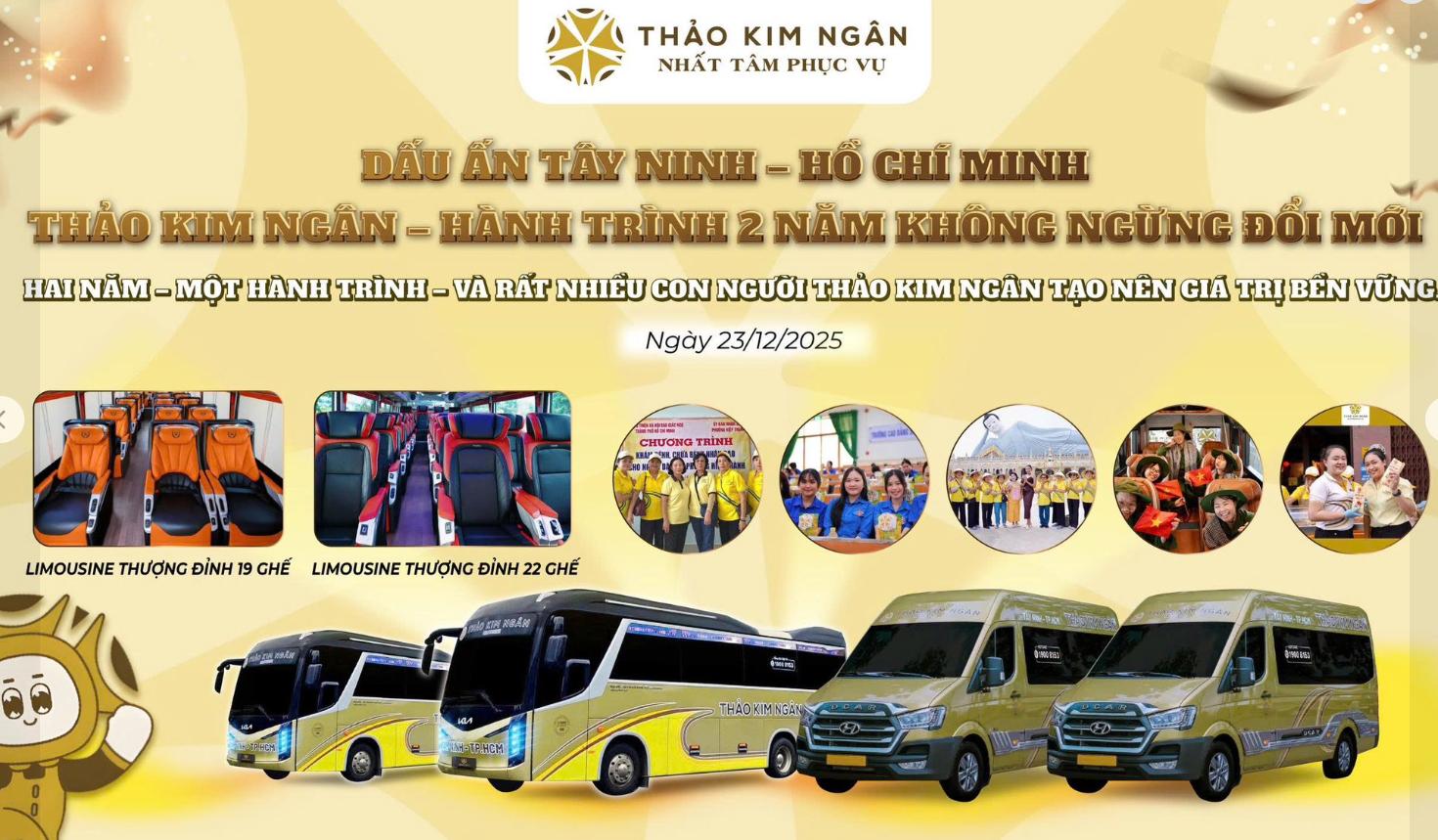 Xe limousine đi Tây Ninh chất lượng dịch vụ được đánh giá tốt nhất