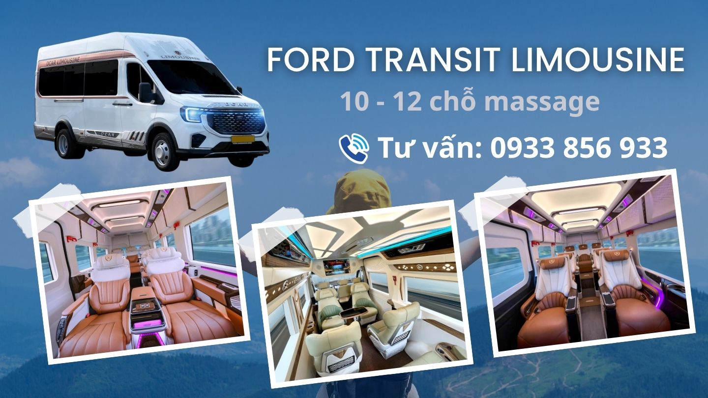 Các phiên bản Ford Transit Limousine 2026