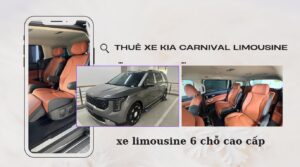 Cho thuê xe Kia Carnival Limousine 6 chỗ tại Sài Gòn