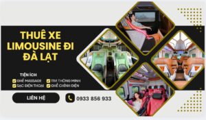 Dịch vụ thuê xe limousine đi Đà Lạt từ Sài Gòn, xe 9 chỗ – 12 chỗ sang trọng, ghế massage